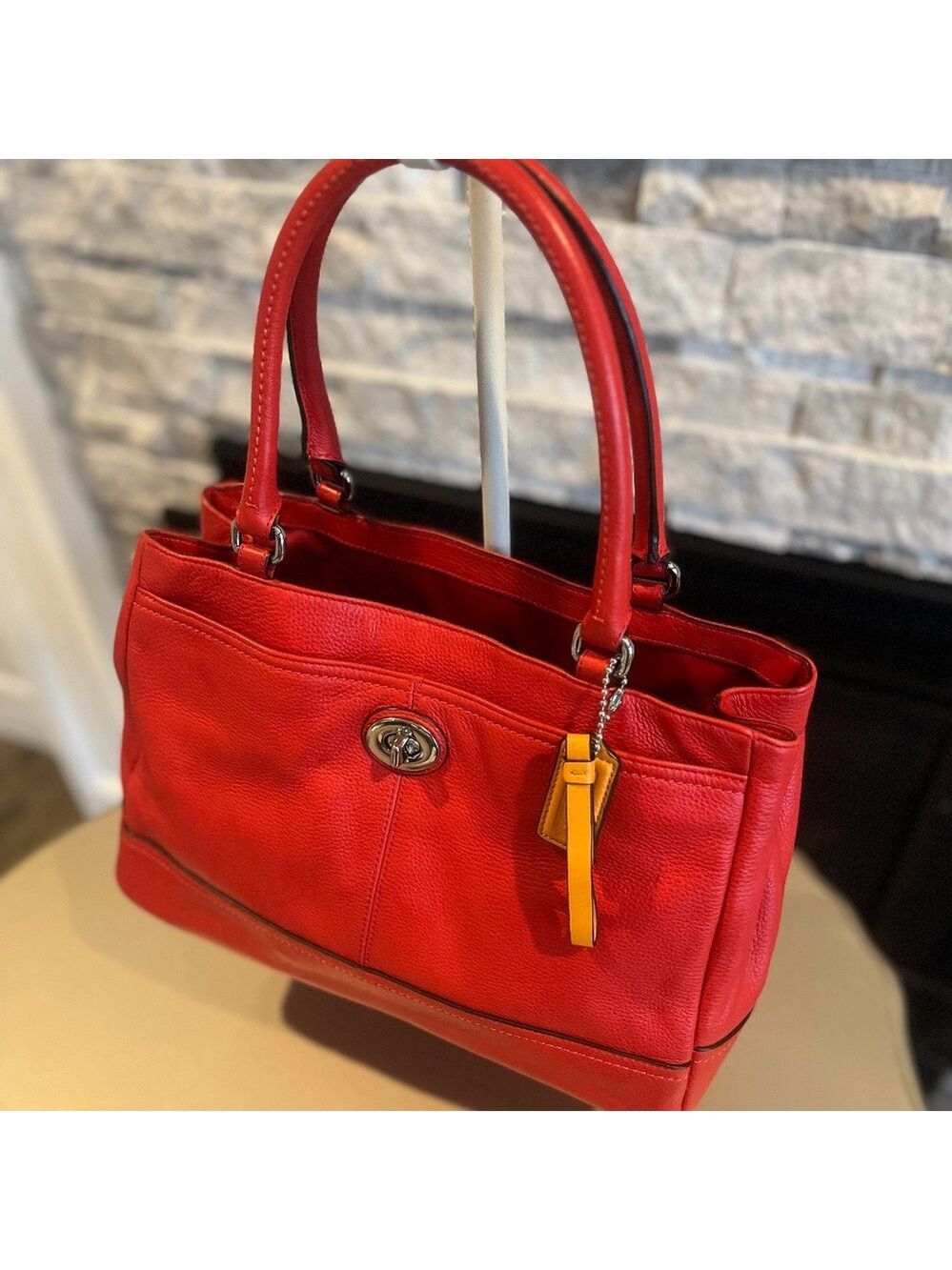 Vintage Coach Park Leather Carryall